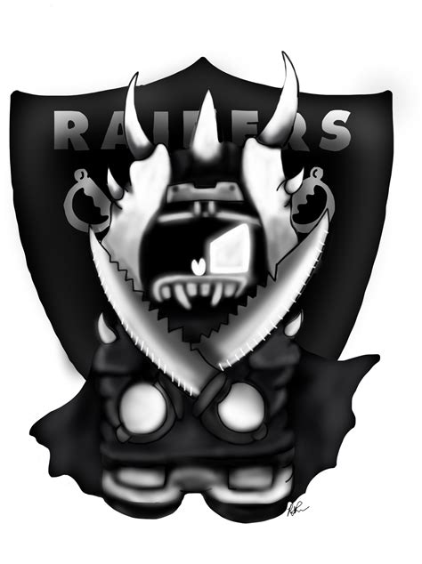 Oakland Raiders by IttersCritters on DeviantArt