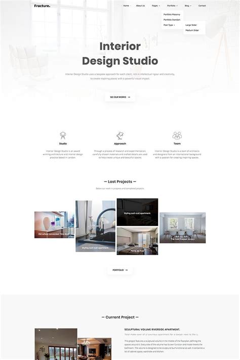 Architecture Html Website Templates Templatemonster Interior