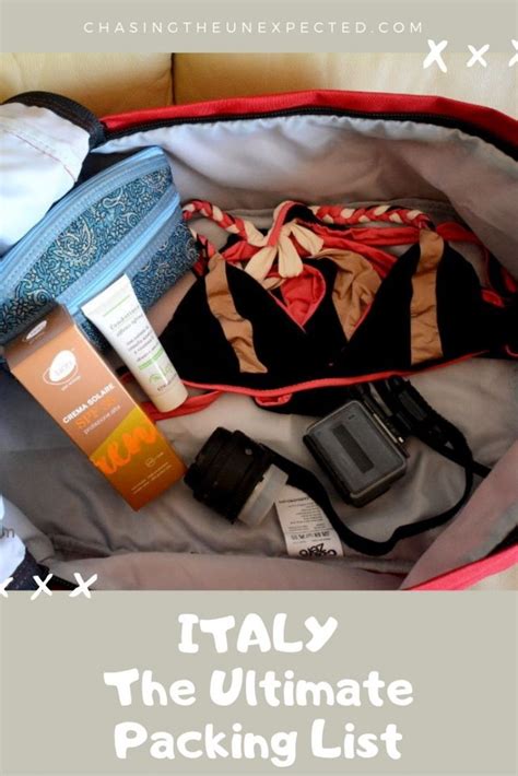 Italy Packing List - What to Pack For Italy Season by Season