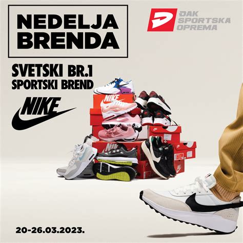 Nedelja brenda NIKE u Đak Sportu Stadion Shopping Center