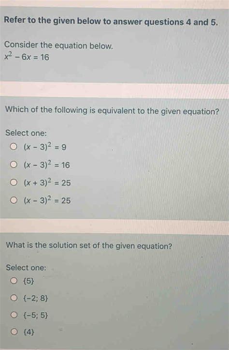 Solved Refer To The Given Below To Answer Questions And Consider