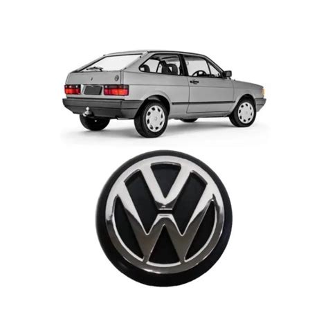 Emblema Vw Da Tampa Traseira P Gol G1 Quadrado 87 94 Voyage Parati