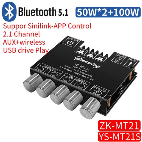 Zk Mt X W W Channel Subwoofer Digital Power Amplifier Board