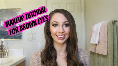 Makeup Tutorial For Brown Eyes Ft The Naked Palette Youtube