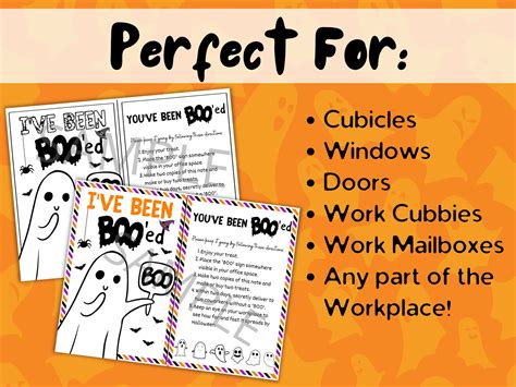 Youve Been Booed Printable Office Edition Ive Been Bood Sign Workplace Halloween Activity