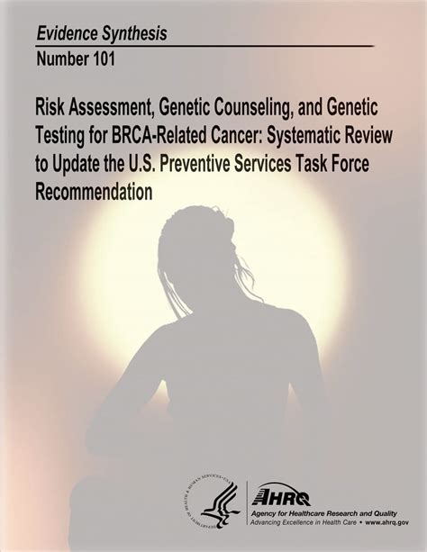 Risk Assessment Genetic Counseling And Genetic Testing For Brca