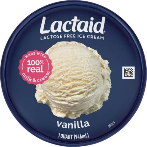 Lactaid Lactose Free Vanilla Ice Cream Tub, 32 oz - Kroger