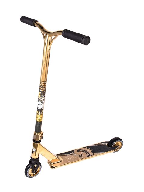 Team Dogz Pro X Chrome Gold Stunt Scooter Pro Scooters Scooter