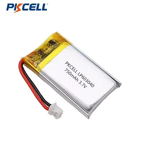 맞춤형 1100mAh LP603040 리튬 폴리머 배터리 - Pkcell