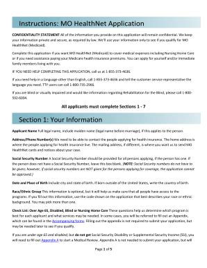 Fillable Online Dss Mo Section 1 Your Information Dss Mo Fax Email