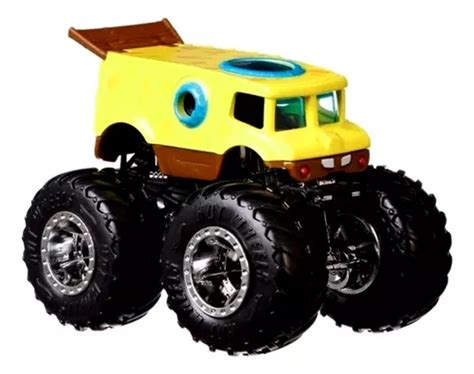 Carrinho Hot Wheels Monster Trucks Bob Esponja Hwc73 Mattel Frete grátis