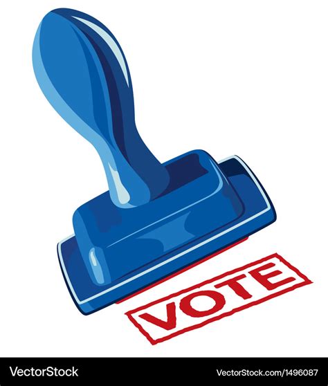 Stamp vote Royalty Free Vector Image - VectorStock