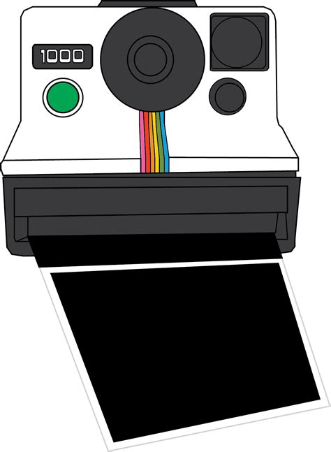 Polaroid Camera Clipart Polaroid Camera Clip Art Camera Png Etsy Uk