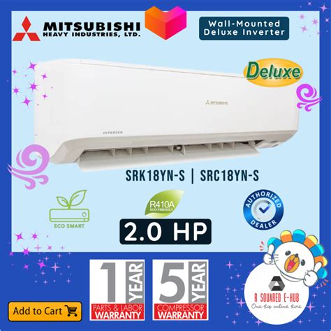 Mitsubishi Split Type Wall Mounted Eco Smart Deluxe Inverter Air