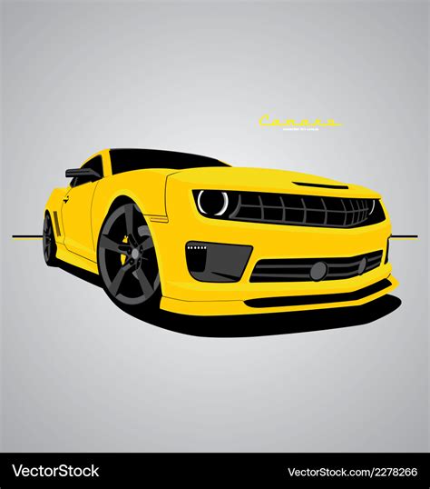 Camaro Royalty Free Vector Image Vectorstock