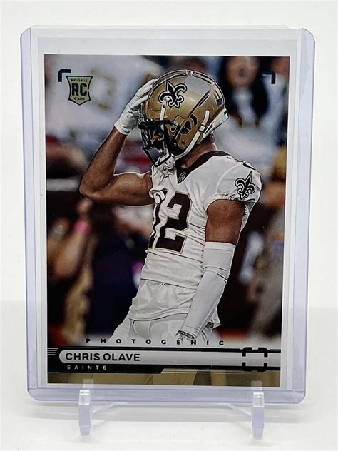 Panini Chronicles Football Photogenic Chris Olave Rookie Card Rc