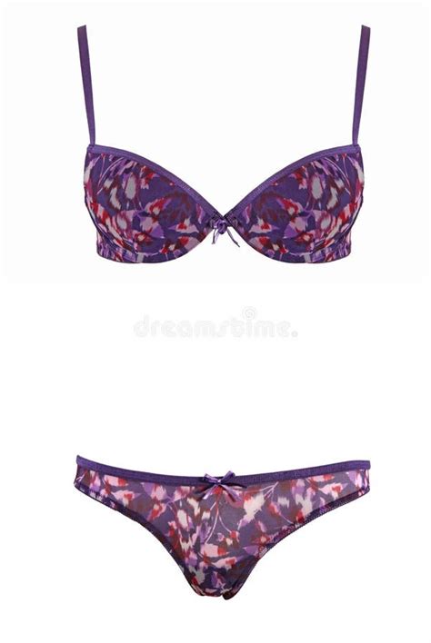 Purple Lingerie Stock Photo Image Of Colorful Female