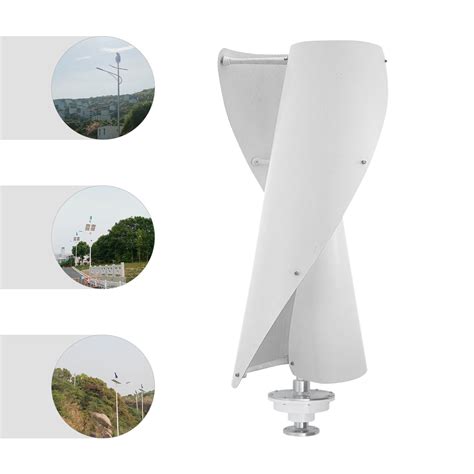 W Helix Magnetic Levitation Axis Vertical Wind Turbine Generator