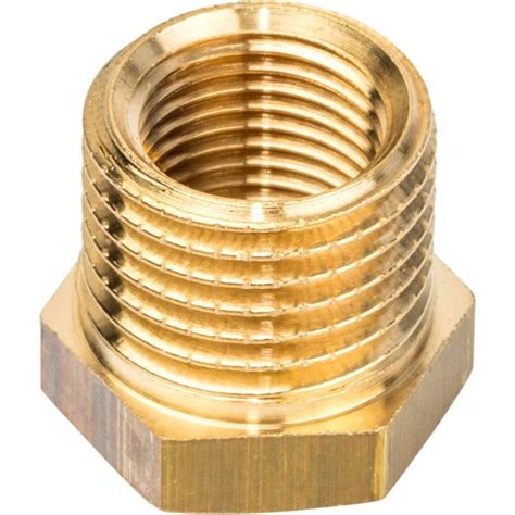 Футорка редукционная НВ 1/4" x 1/8" латунь STOUT – купить за 53,13 руб.