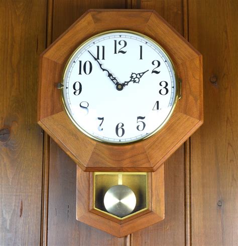 Wooden Pendulum Wall Clock : EBTH