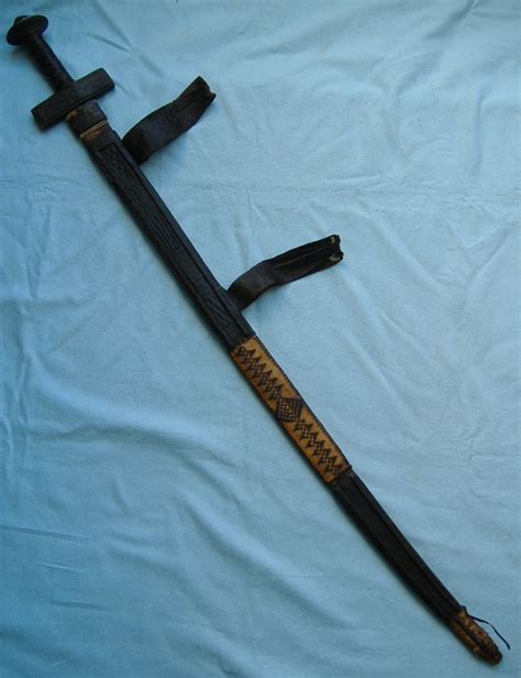 An Old Unusual Curved Single Edge Taureg Takouba Sword Ethnographic