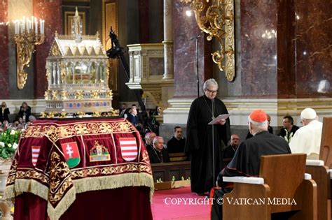 Apostolic Journey To Hungary Meeting With Bishops Priests Deacons