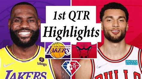 Chicago Bulls vs. Los Angeles Lakers Full Highlights 1st QTR | 2021-22 ...