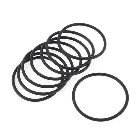 UXCELL 8 Pcs 48Mm X 52Mm X 2Mm Mechanical Rubber O Ring Oil Seal