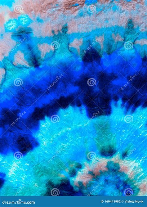 Tie Dye Spiral Background. stock photo. Image of love - 169441982