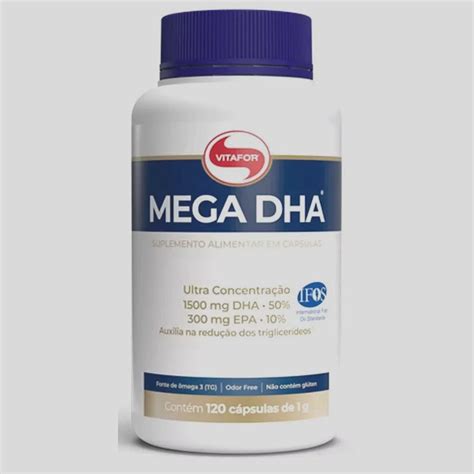 Ômega 3 Mega Dha Vitafor 120 Cápsulas De 1000mg Submarino