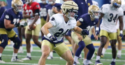 Notre Dame Football Fall Practice No 1 Observations On The Defense