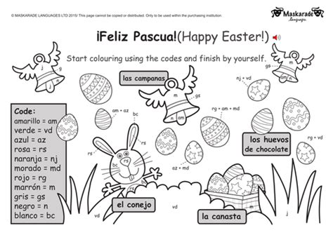 Ks1 Spanish Level 2 Easter Teaching Resources