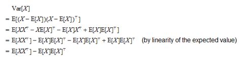 Covariance Matrix Formula