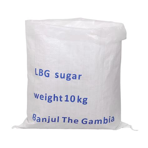 Empty Pp Strong White Refined Sugar Kg Bag For Sale With Pe Liner