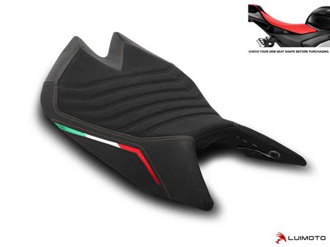 Luimoto Team Italia Rider Seat Covers For The Aprilia Rsv