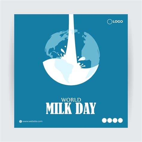 Premium Vector Vector Illustration Of World Milk Day 1 June Social