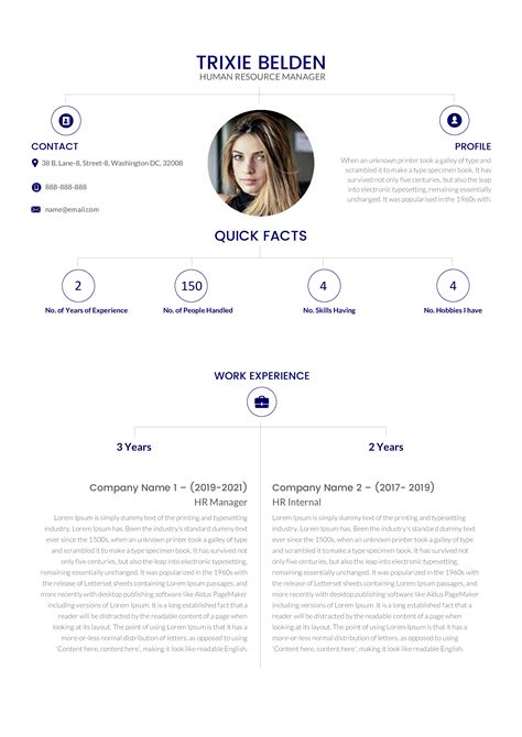 Professional Modern Resume Template Stand Out From The Crowd