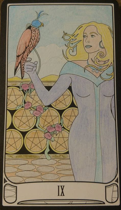 Learning Tarot Nine Of Pentacles Wiki Tarot And Divination Amino