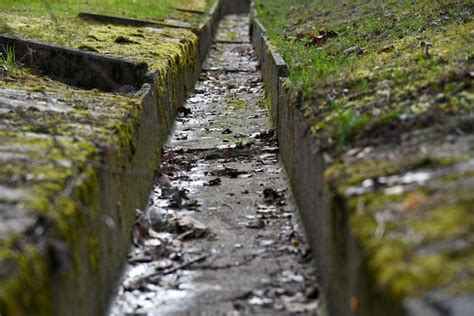 Antiguo Alcantarillado Pluvial En El Parque Foto Premium