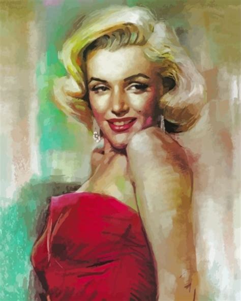 The Beautiful Marilyn Monroe Paint By Number Num Paint Kit