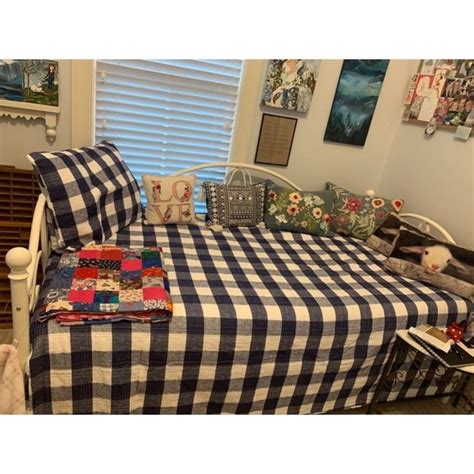 Eddie Bauer Lakehouse Plaid Cotton Blue 4 Piece Daybed Cover Set Bed Bath And Beyond 33888979