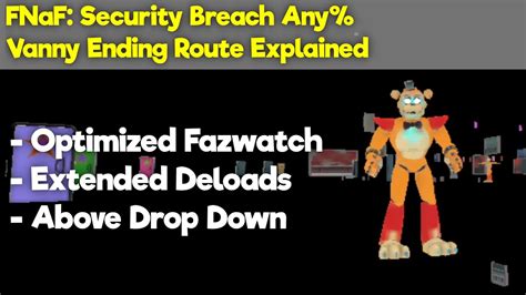 Tutorial FNaF Security Breach Vanny Ending Any Speedrun Guide