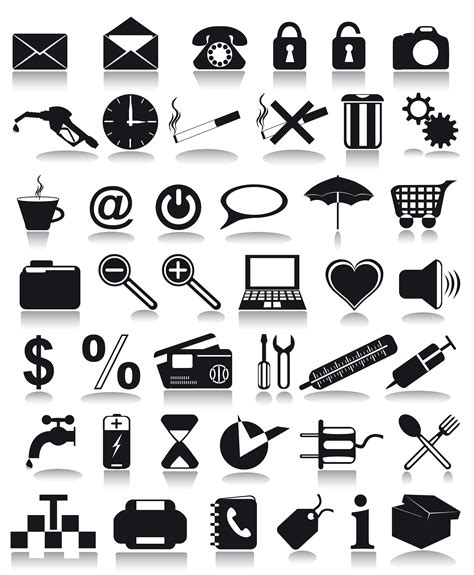 black icons 515472 Vector Art at Vecteezy