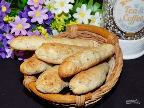 Ореховые чайные палочки - пошаговый рецепт с фото на Повар.ру