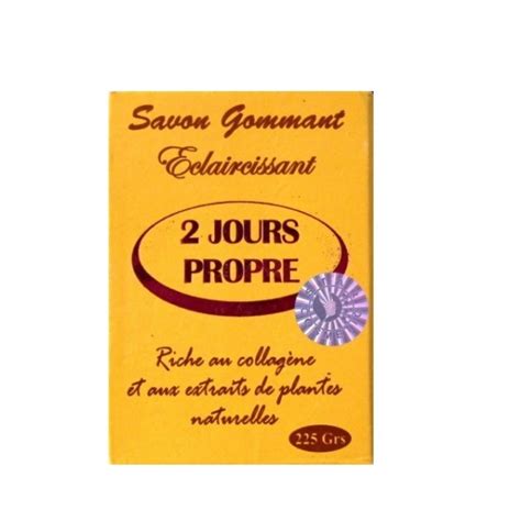 Savon Gommant Éclaircissant 2 Jours Propre AllBeaute