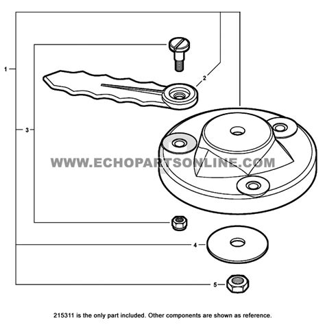 Echo Gt 225 Brush Blade 215311 Oem