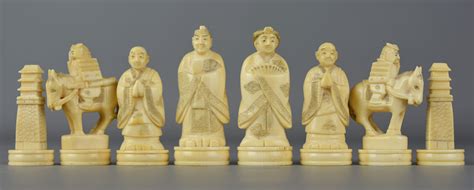 REF1404 Japanese Figural Set - Antique Chess Shop