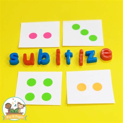 Subitizing Activities For Preschool And Kindergarten