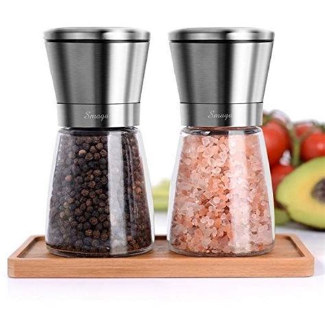 Premium Copper Salt And Pepper Mill Set Stainless Steel Grinder Set