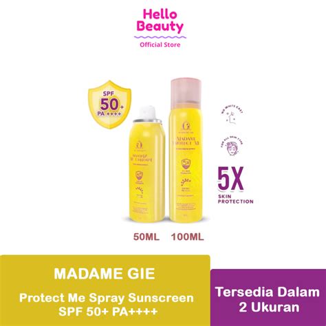 Madame Gie Protect Me Spray Sunscreen Spf Pa Lazada Indonesia